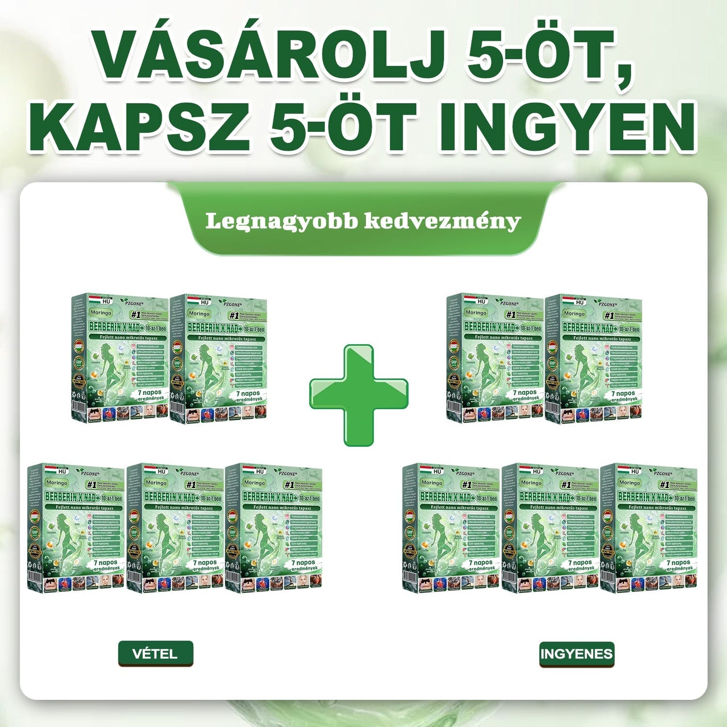 💯𝗣𝗭𝗚𝗢𝗡𝗘® 𝗠𝗼𝗿𝗶𝗻𝗴𝗮·𝗕𝗲𝗿𝗯𝗲𝗿𝗶𝗻𝗲×𝗡𝗔𝗗+ 𝟭𝟬‑𝗶𝗻‑𝟭 𝗧𝗮𝗽𝗮𝘀𝘇 ⭐Már csak 10 doboz maradt!🎁 További 50% kedvezményt adunk! Őrizd meg az egészséged! Ha most kihagyod, idén már nem lesz lehetőség!